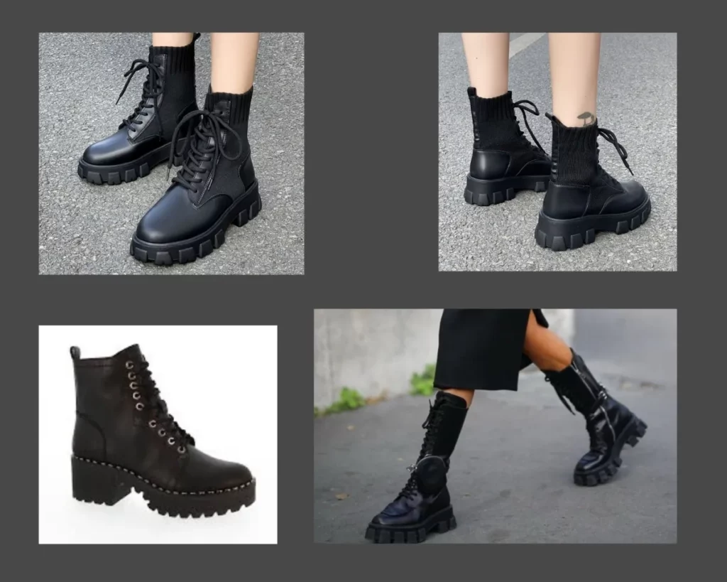 Best  winter 2022 fashion trends: Combat Boots