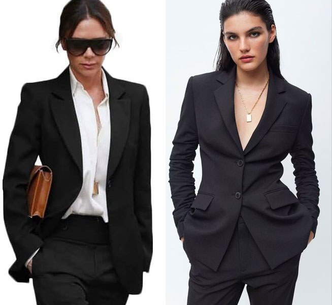 Chic Office-to-Cocktail Hour Outfits: Power Suit
