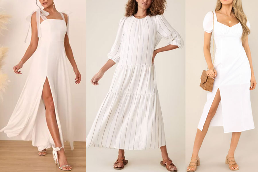 Spring 2024 Fashion Trends: White Dresses