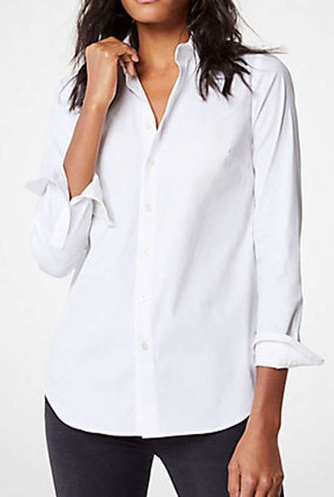 How to Build a Basic Wardrobe: White Button-Down Shirt
