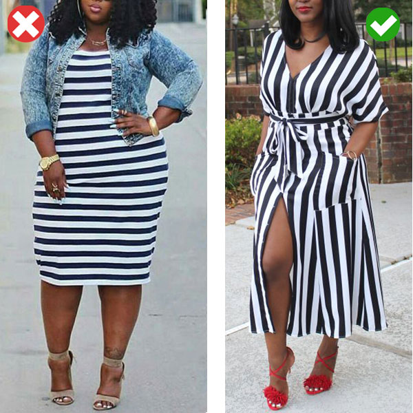 How to Dress to Look Slimmer: Avoid Horizontal Stripes