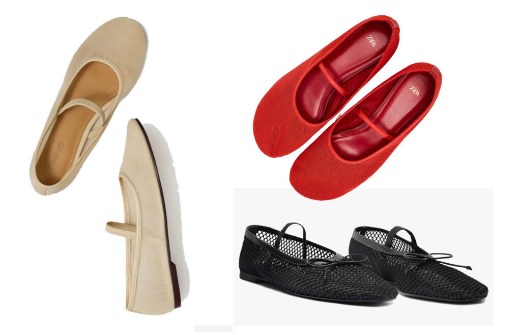 Summer 2024 Fashion Trends: Mesh Ballet Flats