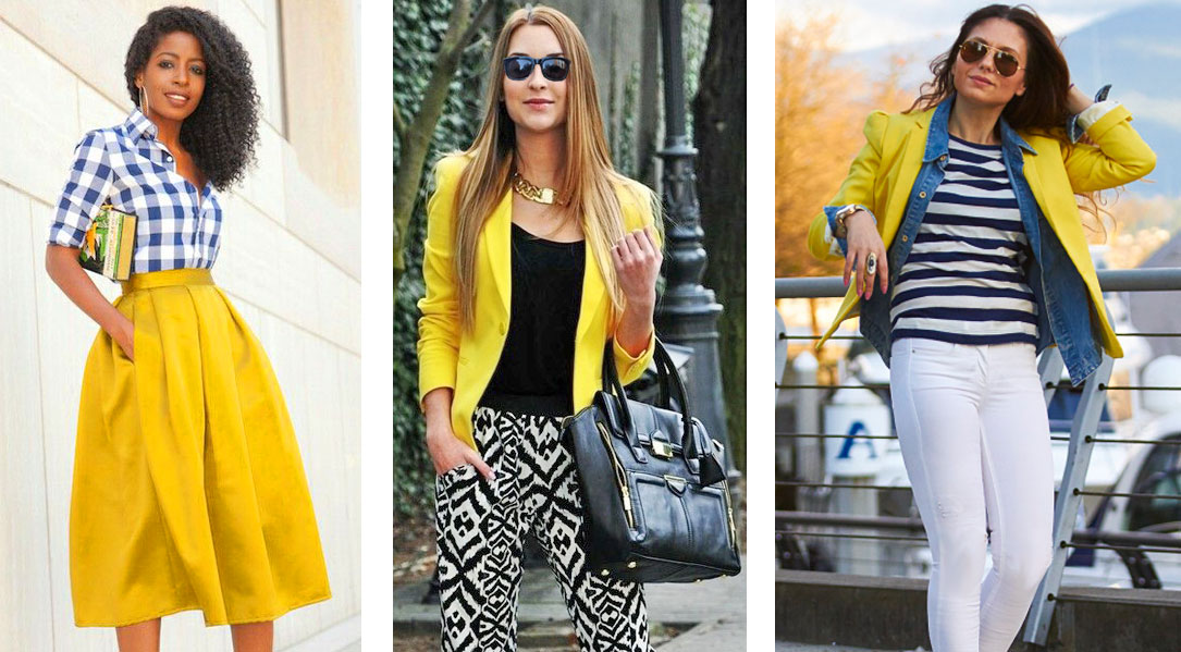 How to Wear Yellow and Color Combinations with Yellow