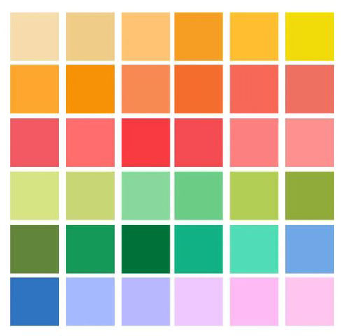 True Spring Color Palette 