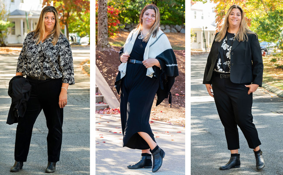 How To Create Stylish Black Outfits for Plus Size Women  