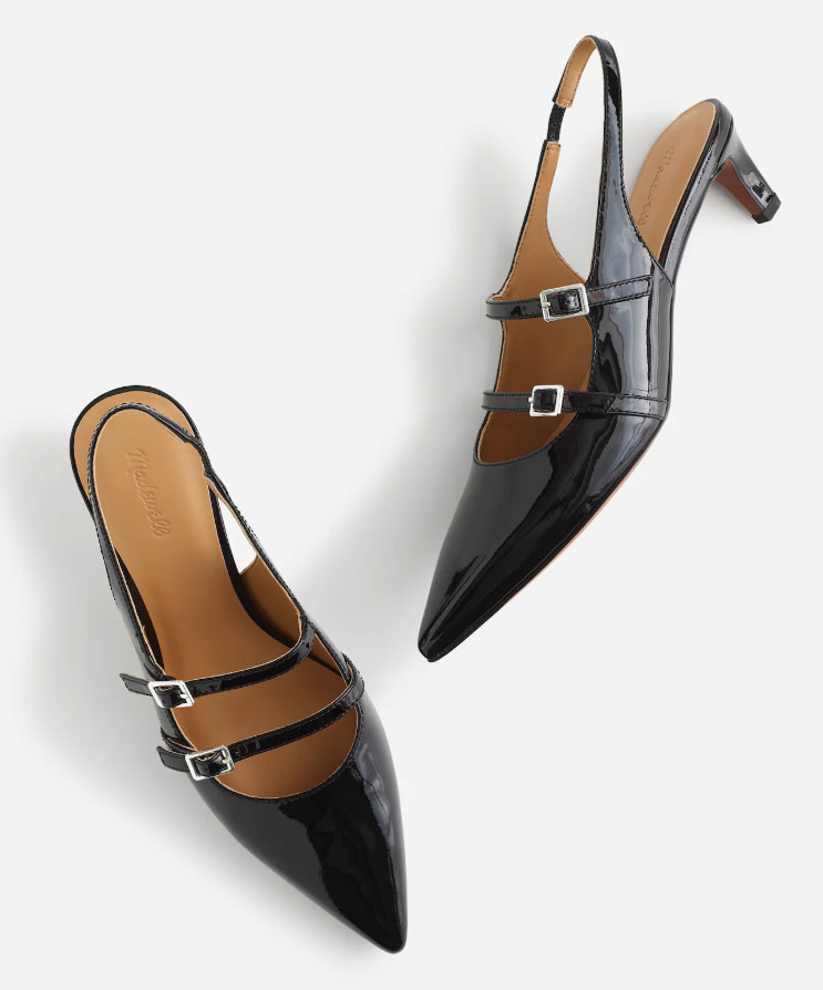 Spring 2025 Fashion Trends: Pointy-Toe Slingbacks