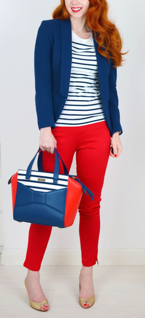 Navy Color Combination: navy, white and red - Style Fix Studio Navy Color Combination: navy, white and red