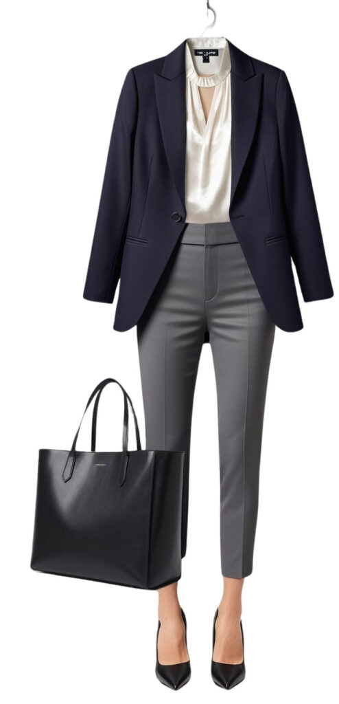 What colors go with navy clothing: white and gray - Style Fix Studio What colors go with navy clothing: white and gray