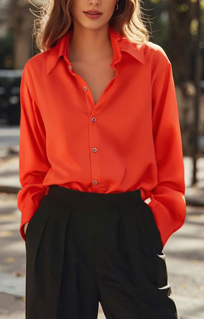 What Colors to Wear with Orange: Black - Style Fix Studio What Colors to Wear with Orange: Black