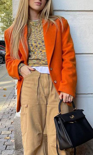 What Colors to Wear with Orange: Beige - Style Fix Studio What Colors to Wear with Orange: Beige