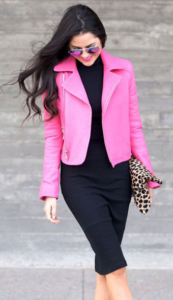 Pink Color Combinations: Pink and Black - Style Fix Studio Pink Color Combinations: Pink and Black