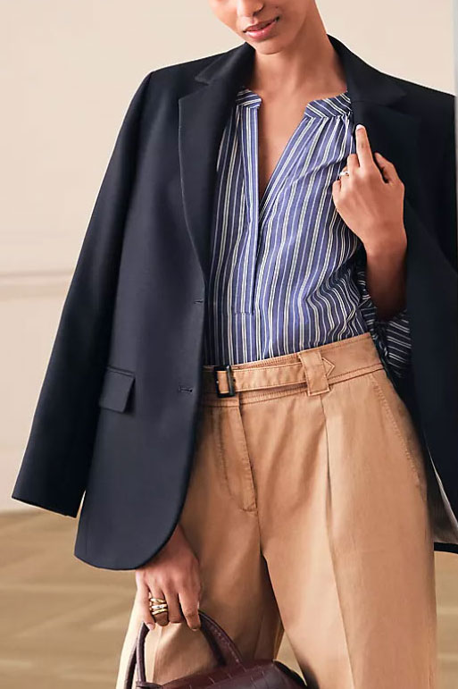 How to Style a Blazer with Trousers - Style Fix Studio How to Style a Blazer with Trousers