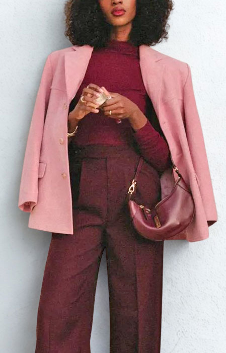 What Colors Go with Burgundy: Pink
