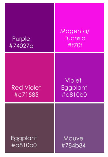 What to wear with purple