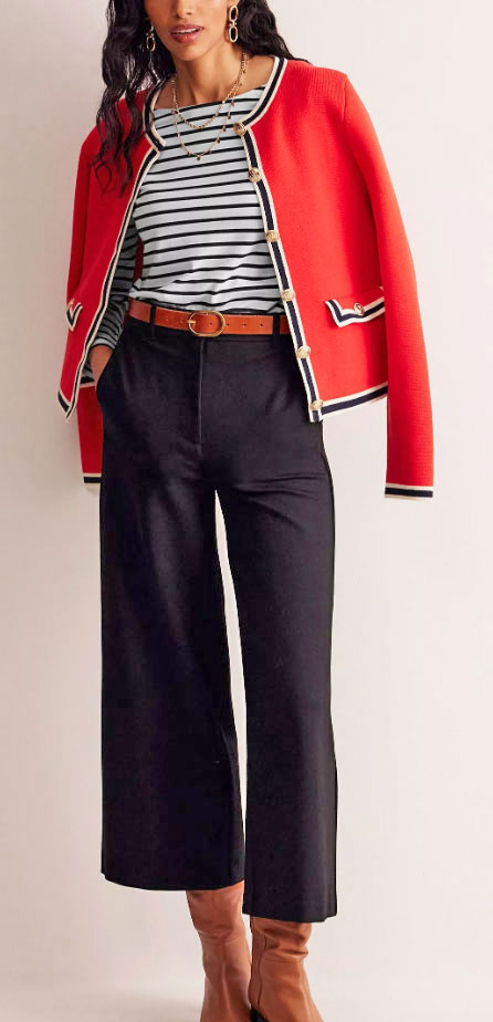 What Colors to Wear with Red: Red, Black, & White Color Combination