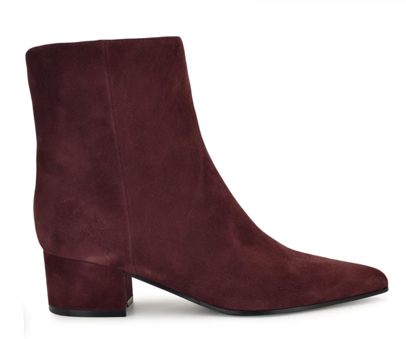 How to Pick Winter Boots That Work in Cold Weather: Nine West Ankle Leather Booties