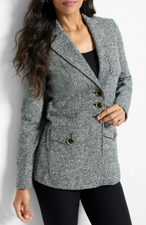 Upgrade Your Wardrobe: NIC+ZOE Editor Knit Blazer