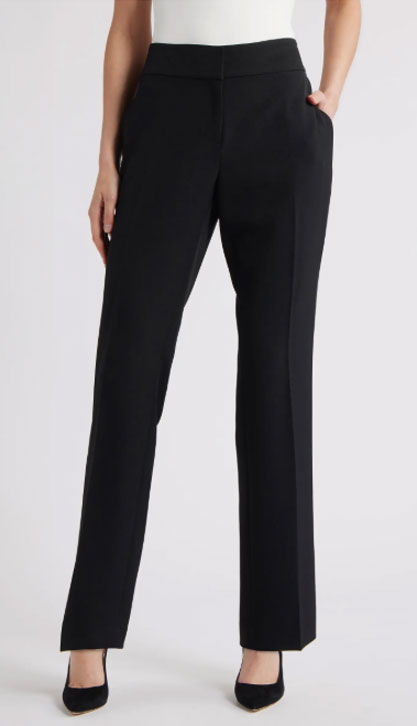 Upgrade your wardrobe: KASPER Flat Front Slim Pants