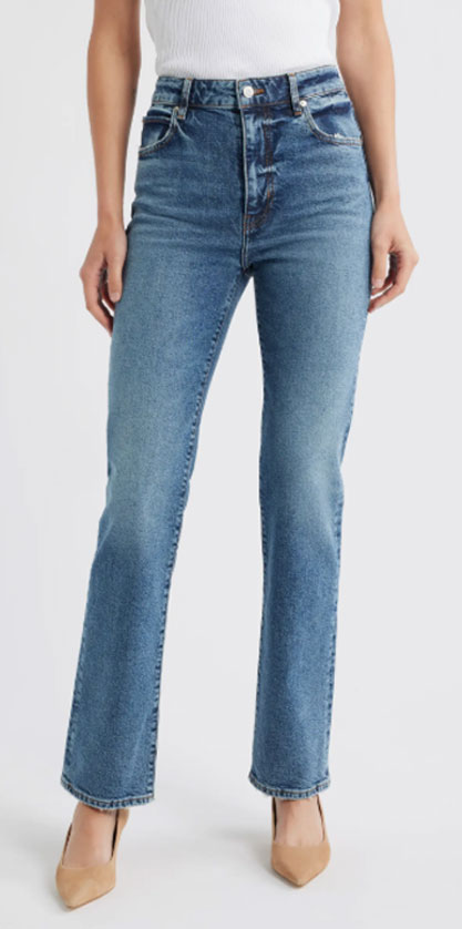 Upgrade your wardrobe: FRAME The Ruler High Waist Straight Leg Jeans