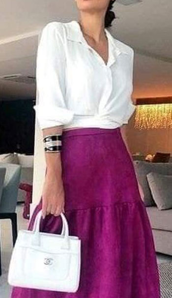 What to Wear with Fuchsia: White - Style Fix Studio What to Wear with Fuchsia: White