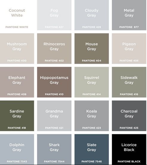 50 Shades of Gray and the Best Gray Color Combinations