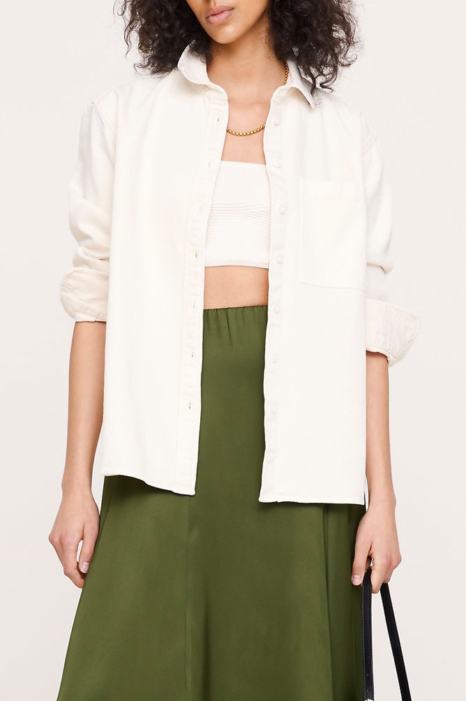 What to Wear with Green: White