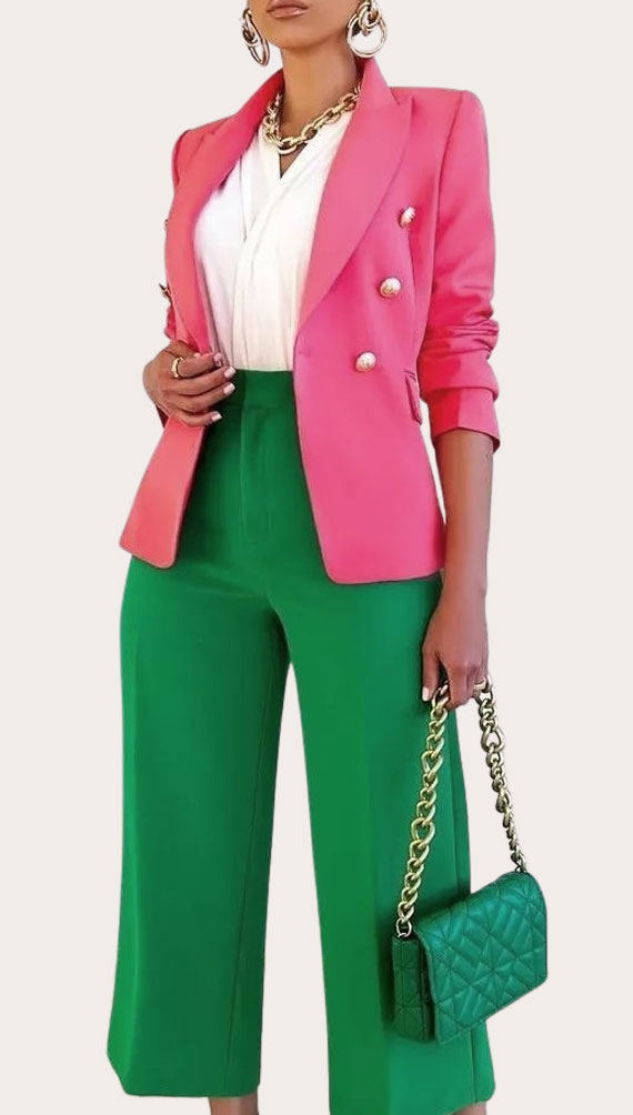 Green Color Combinations: Green and Pink