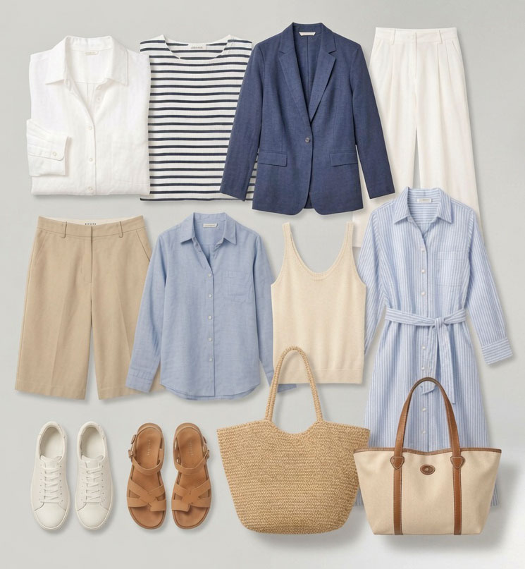 Boston coastal style wardrobe - Style Fix Studio Boston coastal style wardrobe