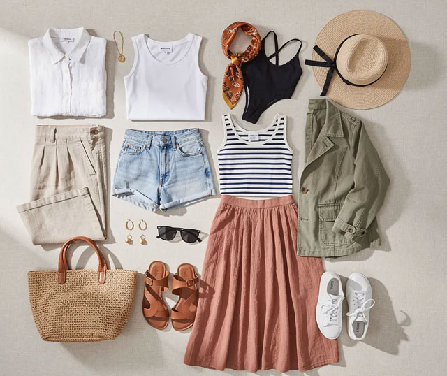 Core Principles of a Summer Vacation Capsule Wardrobe - Style Fix Studio Core Principles of a Summer Vacation Capsule Wardrobe