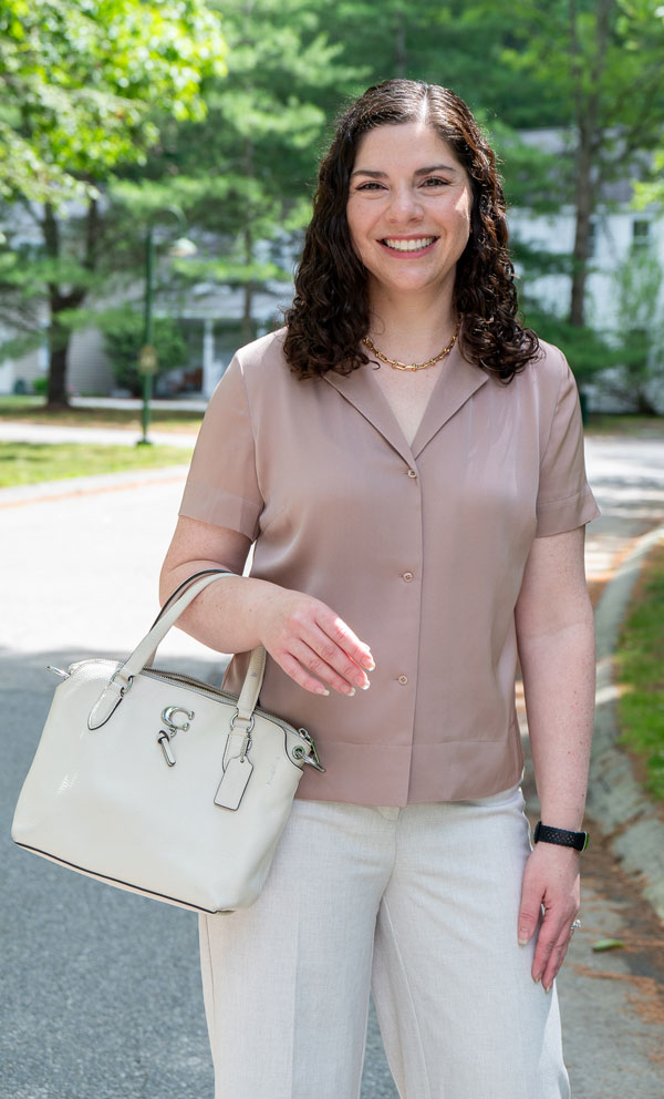 Summer silk blouse
