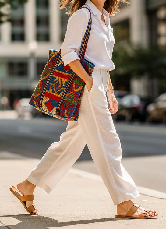 White Color Combination Ideas: How to Style an All White Outfit