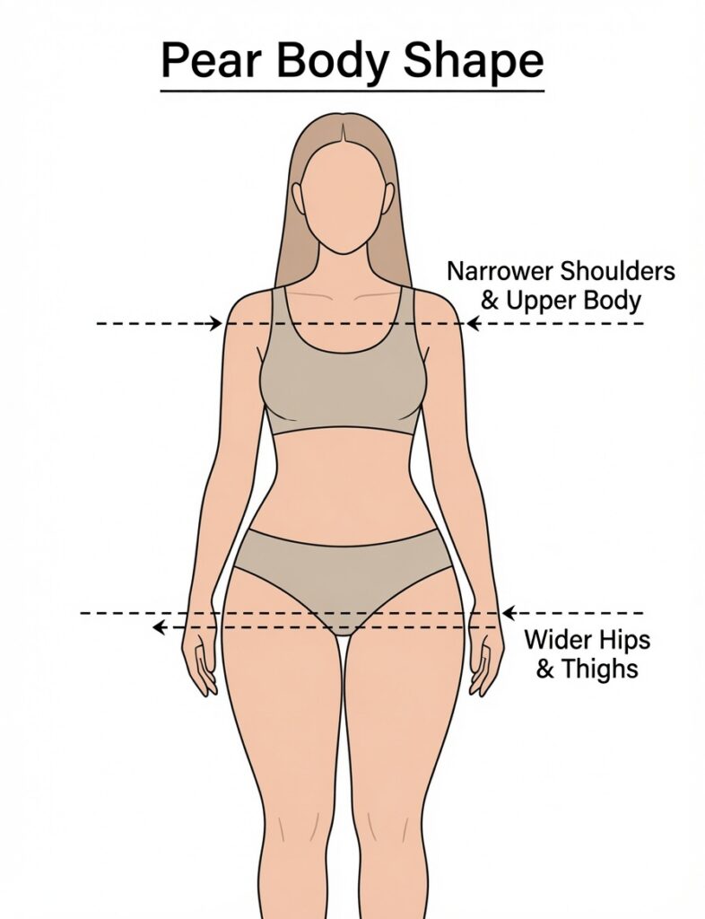 Body type style guide: Pear Body Shape - Style Fix Studio Body type style guide: Pear Body Shape