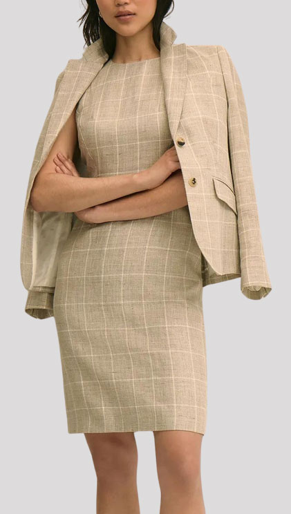 What to Wear to a Job Interview: Sheath Dress with a Blazer - Style Fix Studio What to Wear to a Job Interview: Sheath Dress with a Blazer