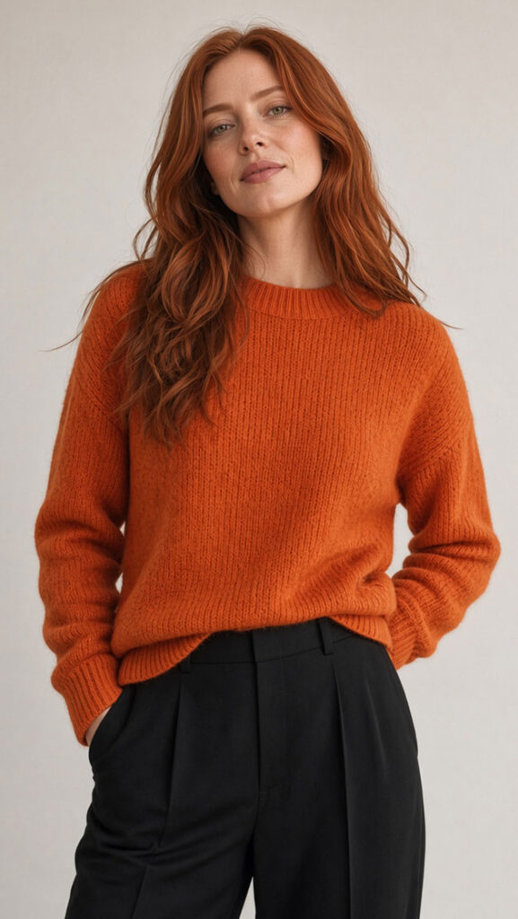 What to Wear with Black: Orange - Style Fix Studio What to Wear with Black: Orange
