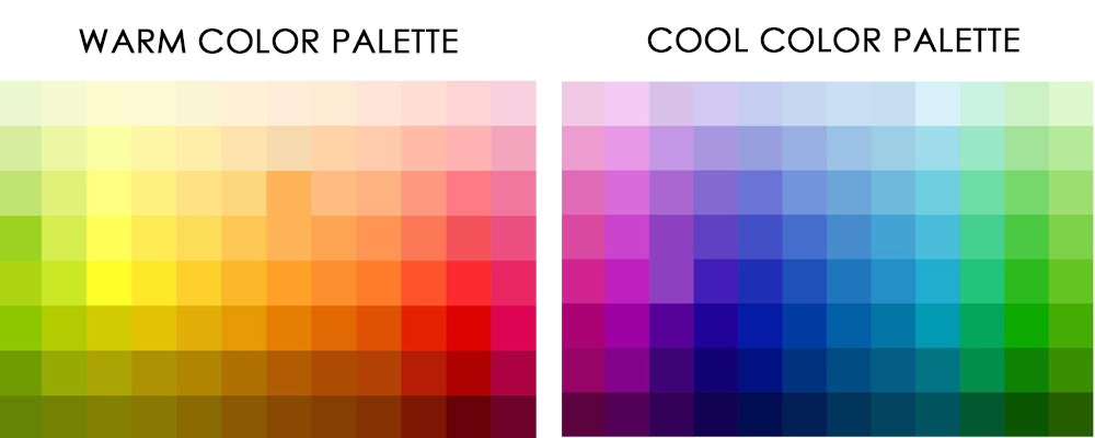 Warm and Cool Color Palettes - Style Fix Studio Warm and Cool Color Palettes