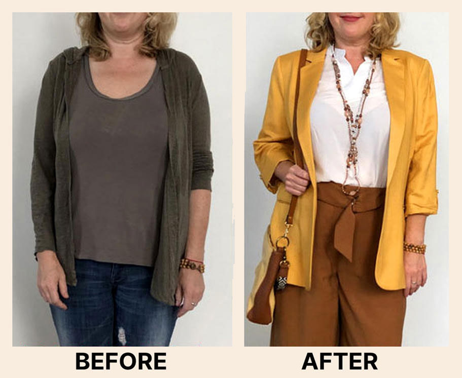 Wardrobe Makeover: Before and After