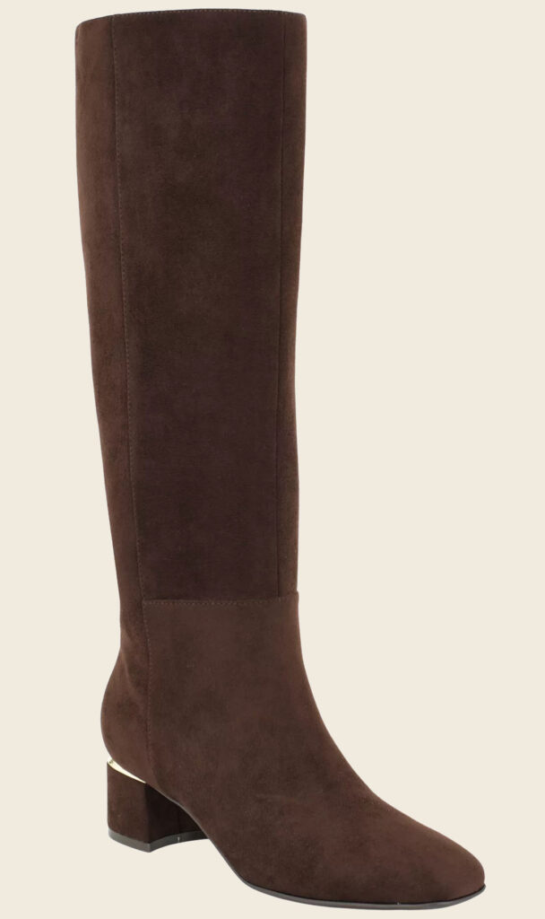 Suede Riding Boots