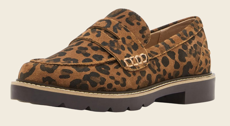 Animal Print Loafers